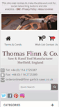 Mobile Screenshot of flinn-garlick-saws.co.uk